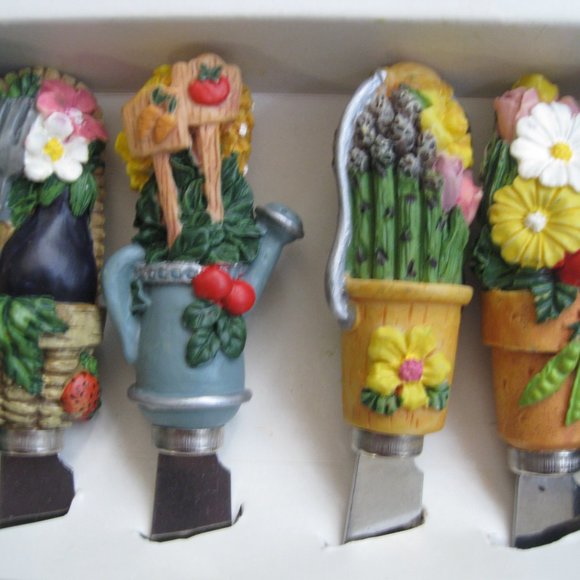 Cardinal Spreadable Gourmet Spreaders Set of 4 Home Collection 4.75" Garden - Picture 2 of 16